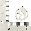 Mother's Day Non-Tarnish 201 Stainless Steel Pendants STAS-M015-26P-3