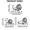 1 Set PET Hollow Out Drawing Painting Stencils DIY-MA0004-58-2