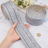 2Pcs Foam 3D Self-Adhesive Waterproof Wallpaper Border DIY-GF0010-19A-3