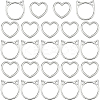 24Pcs 2 Style Alloy Linking Rings FIND-BC0003-32-1