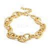Chunky Aluminum Cable Chain Necklaces for Women NJEW-K261-01D-G-2