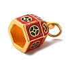 Alloy Enamel Charms ENAM-WH0058-012K-2