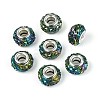 Opaque Resin European Beads RESI-T057-29B-1