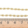 2.5MM Brass Rice Ball Chain Necklaces LS-NJEW-P339-04G-5
