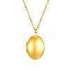 Vintage 304 Stainless Steel Photo Locket Pendant Necklaces for Couples Gift XG2800-2-1