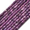 Dyed Synthetic Imperial Jasper Beads Strands G-Z089-A03-K-4