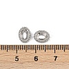 304 Stainless Steel Rhinestone Cabochon Settings STAS-G356-04P-05-3
