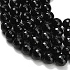 Natural Black Onyx Beads Strands G-C280-B01-12mm-4