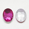 Pointed Back Glass Rhinestone Cabochons RGLA-T080-6x8mm-09-2