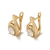Brass Hoop Earrings EJEW-L271-13KCG-02-1