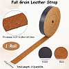 2M Flat AB Grade Cowhide Leather Cord AJEW-WH0479-73B-01-2