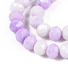 Anti-Tarnish Ombre Effect Dyed Glass Beads Strands LS-GLAA-C023-02-B07-3