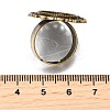 Vintage Adjustable Iron Finger Ring Components Alloy Cabochon Bezel Settings X-PALLOY-Q300-09AB-NR-4