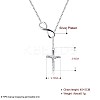 Trendy Brass Lariat Necklaces NJEW-BB21173-6