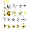 60Pcs 20 Styles West Cowboy Theme Tibetan Style Alloy Pendants TIBEP-YW0001-98-1