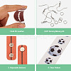 DIY Sport Theme Bracelet Earring Making Kit DIY-TA0005-86-4