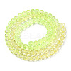 Transparent Glass Beads Strands X-GLAA-E036-07Z-03-3