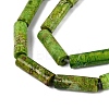 Dyed Natural Imperial Jasper Beads Strands G-H087-H01-01B-4