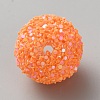 Opaque Acrylic Glitter Beads FIND-CJC0010-111A-05-2