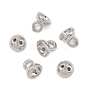 SHEGRACE Brass Bead Cap Pendant Bails XGRQ6M653-912P-2