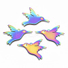 Ion Plating(IP) 201 Stainless Steel Pendants X-STAS-R114-027-1