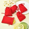 Velvet Cloth Drawstring Bags TP-C001-70X90mm-2-6