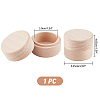 Round Wooden Storage Boxes Ring Box CON-WH0079-88-4