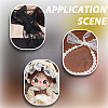2 Rolls Polyester Flower Lace Ribbon OCOR-CY0002-87-5