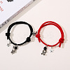 2Pcs Magnetic Spaceman Alloy & Plastic Charm Bracelets FS-WG3FC4A-04-1