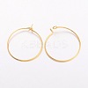 Brass Wine Glass Charm Rings Hoop Earrings X-EC067-2G-2