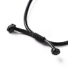 Natural Obsidian Mushroom Pendant Necklace NJEW-E065-01E-4