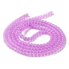 Baking Paint Imitation Jade Glass Round Bead Strands DGLA-Q021-4mm-44-4