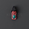 Natural Turquoise Pendants PW-WG69385-12-1