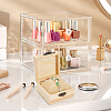2Pcs Wooden Jewelry Trinket Storage Boxes with 2Pcs Cloth Bracelet Watch Pillows CON-BBC0001-16A-6