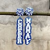 Mother's Day Printed Acrylic Dangle Stud Earrings WG5B122-01-1