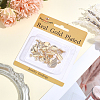 16Pcs 4 Styles Brass Stud Earring Findings KK-BBC0027-78-6