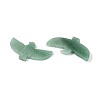 Eagle Shape Natural Green Aventurine Gemstone Pendants G-P563-05F-2