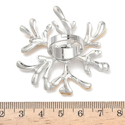 304 Stainless Steel Cuff Rings RJEW-D338-05A-GP-1