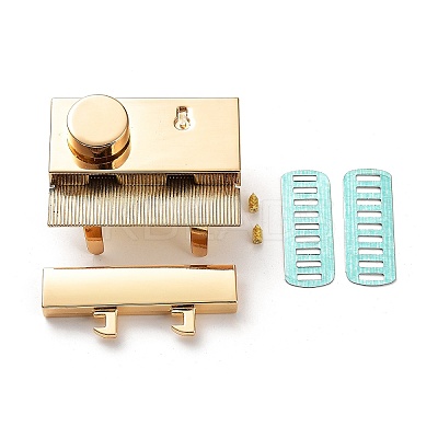 Zinc Alloy Twist Bag Lock Purse Catch Clasps PURS-PW0005-094LG-1
