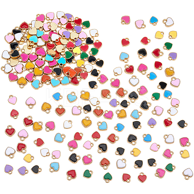 208Pcs Alloy Enamel Charms ENAM-PH0003-32-1