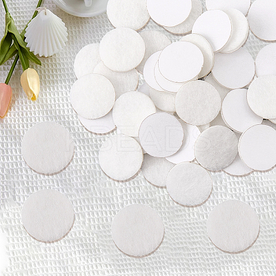 150Pcs Self-adhesive Felt Round Sheet DIY-CP0013-91B-1
