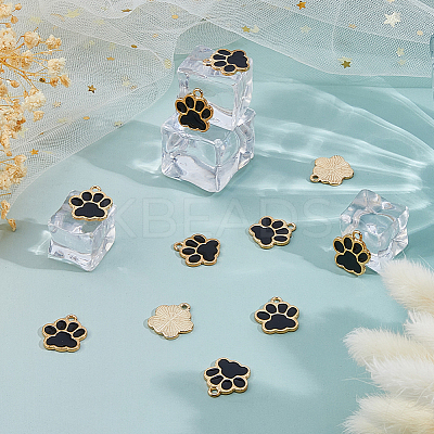 120Pcs Alloy Enamel Pendants ENAM-FH0001-95A-1
