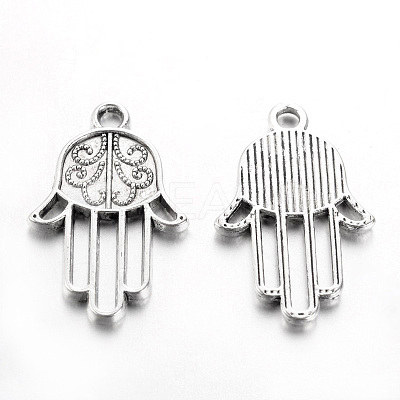 Tibetan Style Alloy Pendants LS-TIBEP-23356-AS-NR-1