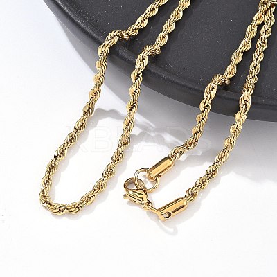 304 Stainless Steel Rope Chain Necklaces LS-NJEW-F226-03G-05-1