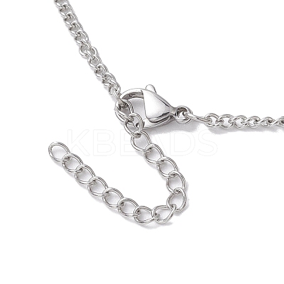 Non-Tarnish 3Pcs 3 Sizes Stainless Steel Macrame Pouch Empty Stone Holder for Necklace Makings NJEW-JN04821-1
