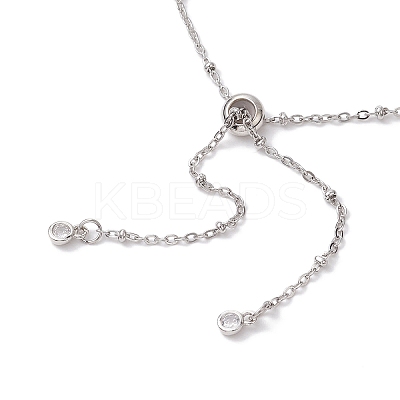 304 Stainless Steel Slider Necklace Makings AJEW-JB01272-02-1