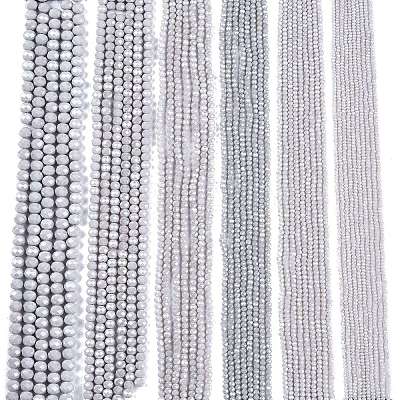 Electroplate Glass Beads Strands EGLA-A044-P2mm-A19-1