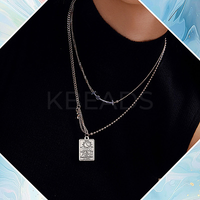 2 Sets Tibetan Style Zinc Alloy Pendants FIND-SC0016-92AS-1