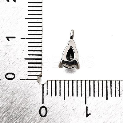 Brass Micro Pave Cubic Zirconia Pendants KK-D356-08H-P-1