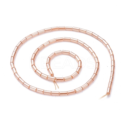Electroplate Glass Beads Strands EGLA-K014-B-PL01-1